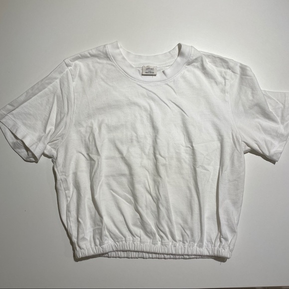 Wilfred Tops - Wilfred Piaf cropped white tee